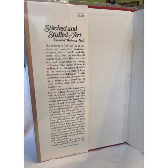 1974 Stitched and Stuffed Art Soft Sculpture Hardcover Vtg Carolyn Hall 1st Ed - Picture 9 of 16